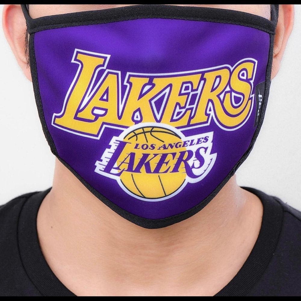 LA Lakers Purple Los Angelos Lakers Face Mask